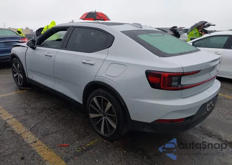 2022 Polestar 2 Long Range Single Motor z USA, uszkodzony, nr VIN LPSEG3KA3NL072611